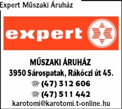 Expert   - Karóczkai Kereskedelmi Kft. - Expert Műszaki Áruház